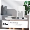 KONTONTY 8pcs Speaker Spike Pad Kit Sound Deadening Mat for