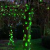 Upgrade Solar String Lights for Outside 2 Pack Total 180FT