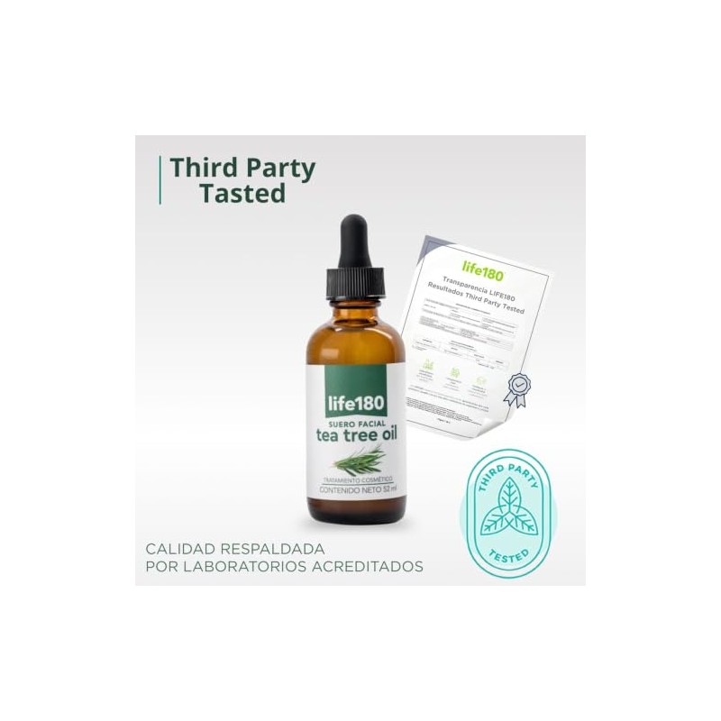 Life180 Serum de Tea Tree , 52 ml (100 Porciones)