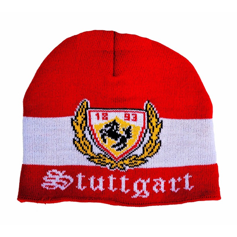 Generic Stuttgart Beanie 1893 (Meine Stadt - Mein Verein), Red,