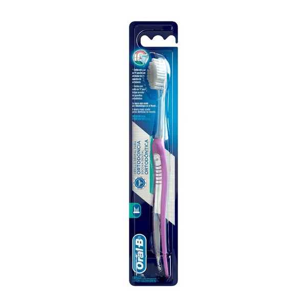 Oral-B Ortho Soft Cleans Around Braces Toothbrush, 6 Count , Colors May Vary