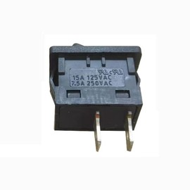 CRT-1115-R Power Switch Black Unlocked Self Reset for DEFOND