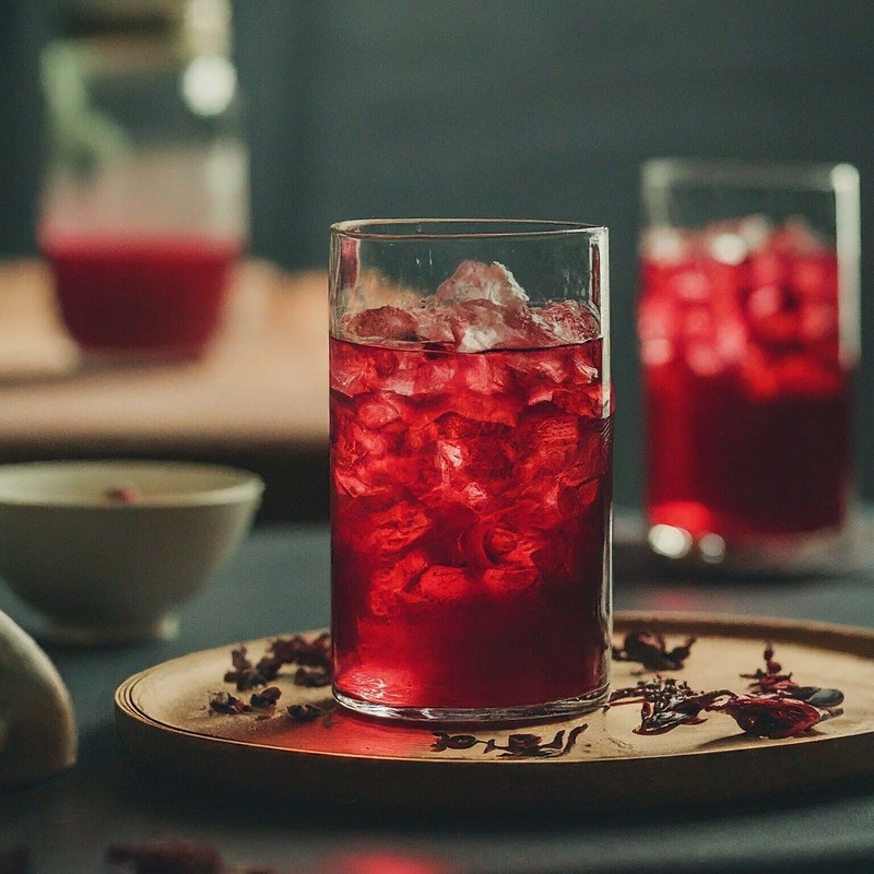 Akshit Pure Hibiscus Tea - 75 Bags, 100% Hibiscus Tea,