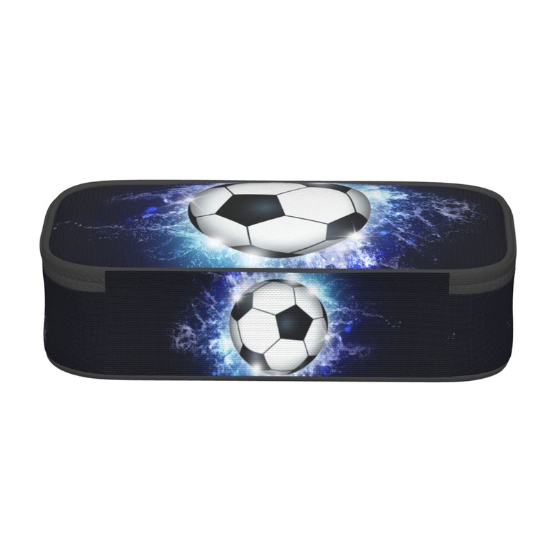 SNAPMADE Soccer Ball Pencil Box Sports Pencil Case for Boys