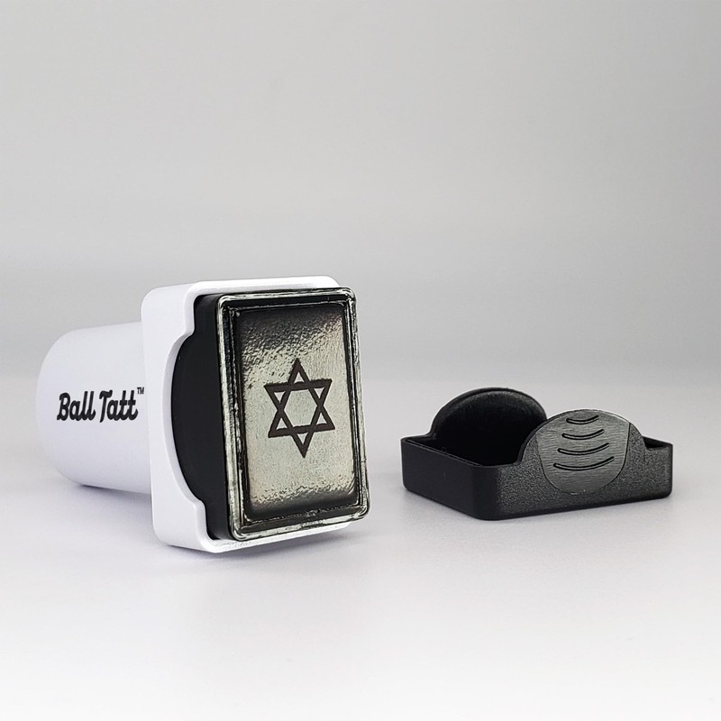 Ball Tatt - Star of David Golf Ball Stamp, Golf