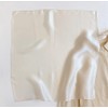 JERLA Women's Men's Small Square 100% Real Mulberry Silk satin