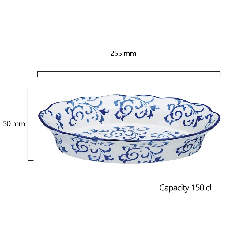 Heritage Pie Dish Blue
