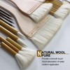 GACDR Pottery Brushes for Glazing,15 Pcs Ceramic Brushes Set with