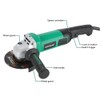 Hoteche 5-Inch Angle Grinder 11-Amp Heavy Duty Variable Speed Power