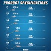 Texas-Rigs-for-Bass-Fishing-Leaders-with-Weights-Hooks-Rigged-Line-Kit (5/0 Hooks-3/8 oz Weight-5pcs)