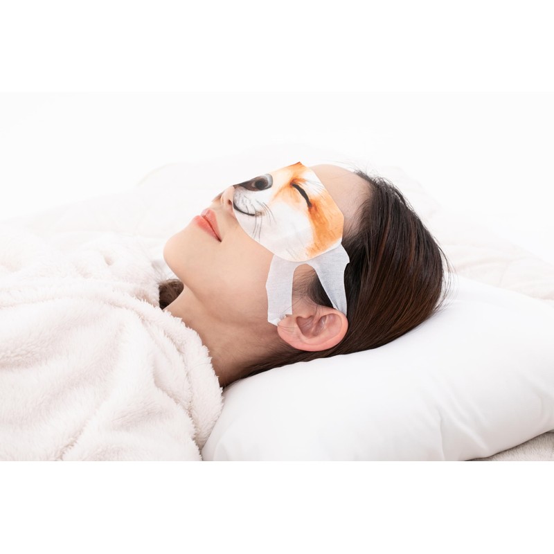 Global Japan Tired of Hot Animal Eye Mask, Pack of