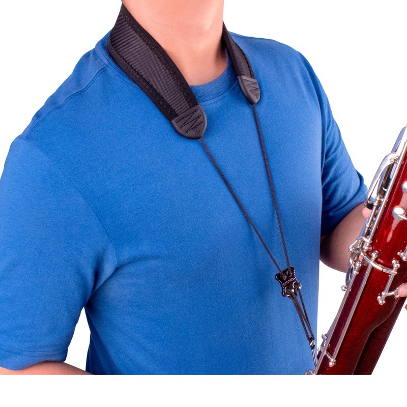 Protec Less-Stress Neoprene Bassoon Neck Strap with Metal Slider &