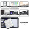 KLLVE Clipboard with Storage for Men Women, Leather Padfolio Portfolio