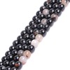 Gem-Inside 6mm Natural Stone Mixed Black Tourmaline Round Polished Beads