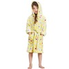 ECHERY Boys Girls Bathrobes Toddler Robes Children's Plush Soft Coral