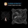 upHere PC Fan,120mm Silent USB Fan with 3 Adjustable Wind