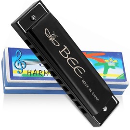 Harmonica, 10 Holes, Diatonic, Mouthharp, Harmonica C, Harmonica Children, Major Blues Harmonica, Harmonica for Children, Student, Advanced and Beginners