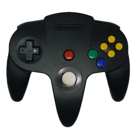 Unbranded Hall Effects Joystick Upgraded OEM N64 Controller - Grey & Black (Hyperkin Hall Effect GameCube Stick)