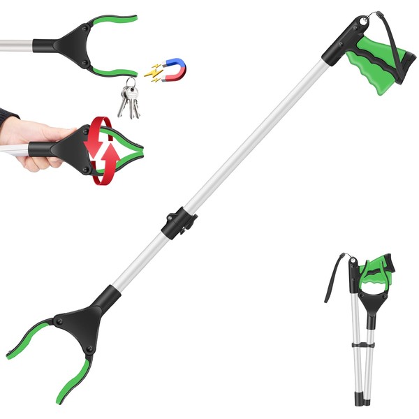 32" Grabber Reacher Tool -Extra Long Grabber for Seniors and