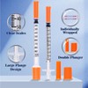 Seelight 1ml/cc 29G 1/2 Inch 12.7mm Syringe, U-100 Lab Syringes