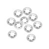 sourcing map M16 Washer 15.3mm I.D. 28mm O.D. Internal Tooth