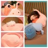 OPHRBU 18" Cute Cartoon Snail Doll Plush Toy Cute Soft