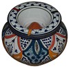 Ceramic Ashtrays Moroccan Handmade Smokeless Exquisite Extra Large Glazes
