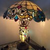 RADIANCE goods Tiffany-Style 3 Light Victorian Double Lit Table Lamp