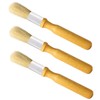 Coobey 3 Pack Glue Brush Bookbinding Wooden Glue Brush for