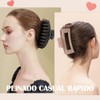 8 Pinzas Grandes para Cabello,Pinzas para Cabello Mate,Multicolor