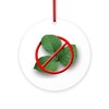 CafePress Poison Ivy Round 4" MDF Holiday Ornament
