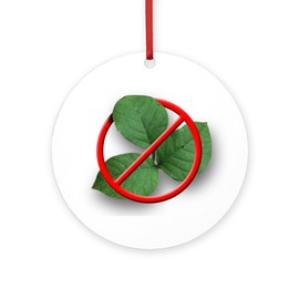 CafePress Poison Ivy Round 4" MDF Holiday Ornament