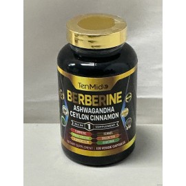 Unbranded Tenmido Berberine Supplement - 10in1 Formula with Ashwagandh