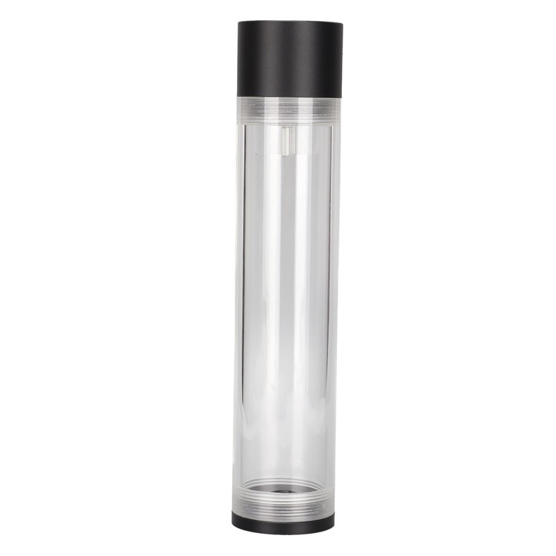 Water Cooling Reservoir 240mm/9.4in Length G1/4in Thread 50mm/2.0in Diameter Tube