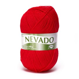 ESTAMBRE NEVADO Yarn/Hilo Crochet/Knitting (Ball 200grs.) Nevado Yarn Acrylic with a Strand of Polyester to give it Luster, Soft Texture, Ideal for All Kinds of Fabric. It is 88% Acrylic and 12% Poly