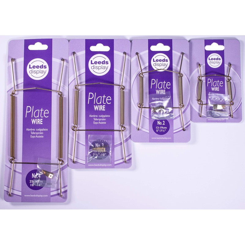Leeds Display : PW10BL : Wire Plate Hanger No.1 :