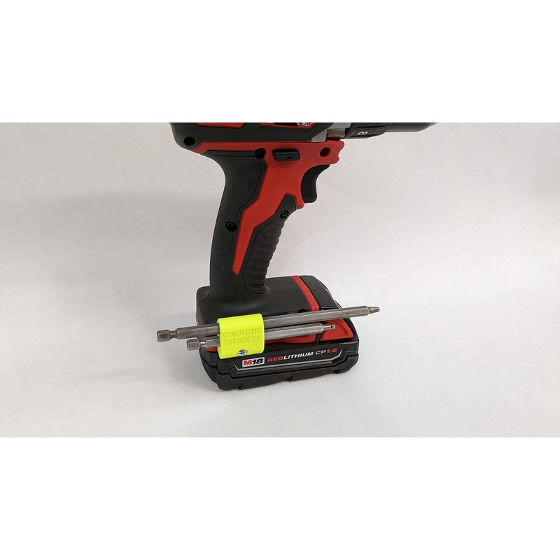 MAGNETIC Bit Holder for Milwaukee M18 Drill - Side Mounted