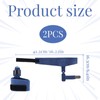 2PCS Adjustable Toe Splints for Straightening,Hammer Toe Straightener with Metal