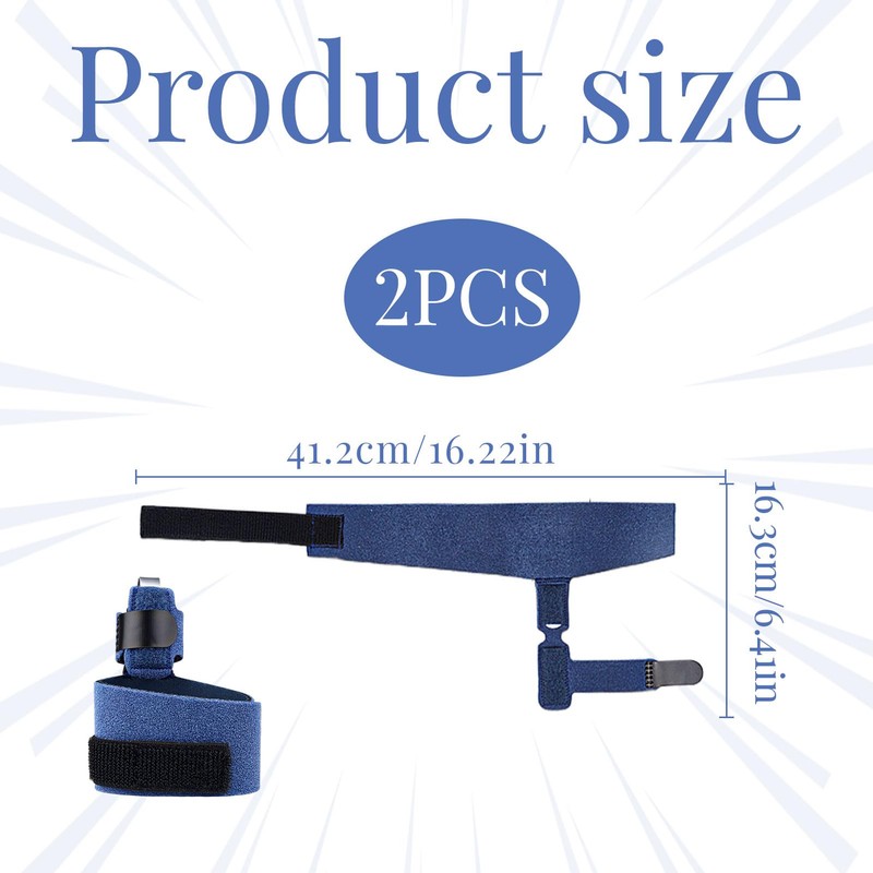 2PCS Adjustable Toe Splints for Straightening,Hammer Toe Straightener with Metal