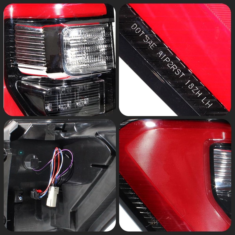 CHELANGHU LED Tail Light Lamp Assembly Fit for Ford Expedition