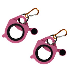 CNHABAGU Zip Tie Holder Organizer Cable Tie Organizer Holder for Tool Belt Strong Efficient Solution for Electrician Zip Ties Holder Reusable Portable Safety (Pink, 2 Pack)