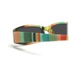Calabria R576 Colorful Striped Sunglasses +1.75 Green Grey Women Trendy