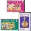 Prophila Collection Hongkong 331-333 (kompl.Ausg.) 1977 Regentschaft Königin Elisabeth II.