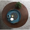 Kate and Laurel Caspen Modern Round Tray, 15.5 inch Diameter,