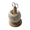 Muldale Traditional Twine Holder with Natural Cotton String and Stainless