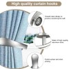 GIRAFEDA Aluminum Alloy Curtain Hooks Decorative Wall Mounted Window Curtain