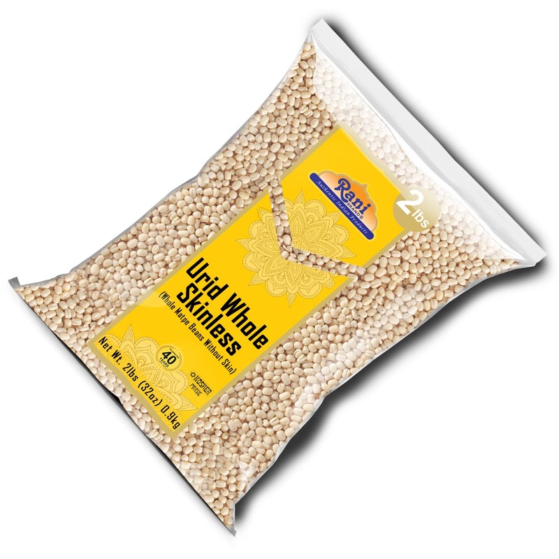 Rani Urid/Urad Gota White (Matpe Beans Skinless) Indian Lentils 32oz