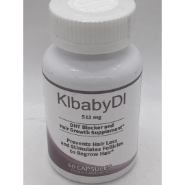 KIbabyDI DHT Blocker & Hair Growth Supplement 60 caps 512mg *SEALED* Exp 11/2026