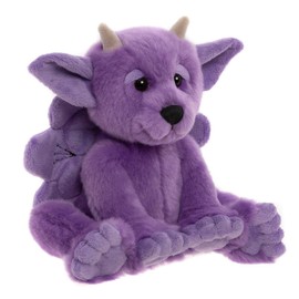 Charlie Bears Portcullis | Purple Mythical Gargoyle Fantasy Plush Character for Kids | Bearhouse Stuffed Toy