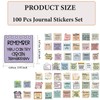 100 Pcs Journal Stickers Set, Positive Affirmation Motivational Stickers Inspirational
